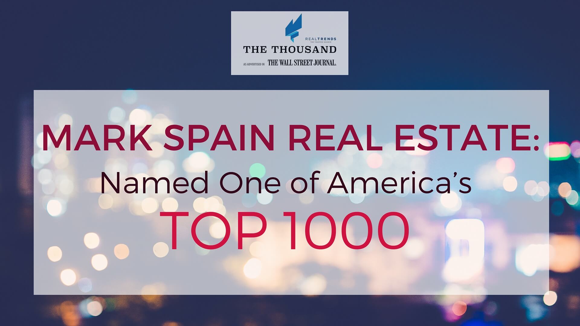MSRE Named One of America’s Top Real Estate Teams