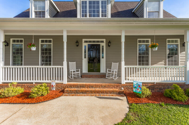 One spring cleaning tip for selling your home is to spruce up your exteriors.