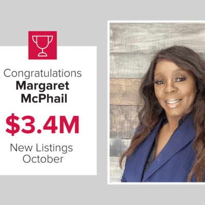 Margaret was a top agent for October 2020