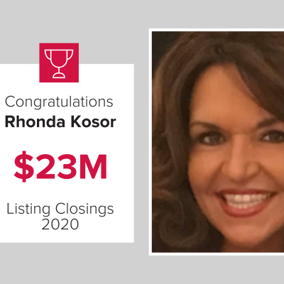 Rhonda was a top agent for 2020