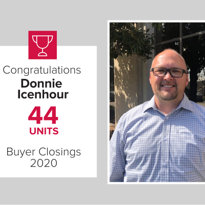 Donnie was our top Buyers agent in 2020