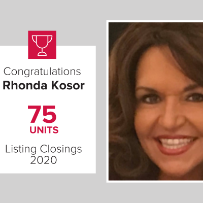 Rhonda was the number 1 agent in 2020