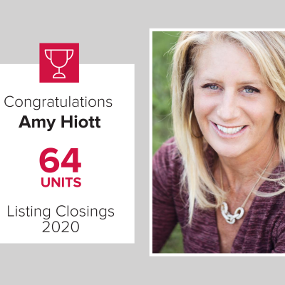 Amy was our number 3 agent in 2020