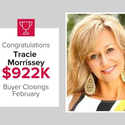 Tracie was the number to Exclusive Buyer Agent in February 2021