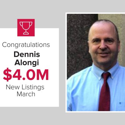 Dennis was the number 2 listing agent last month!