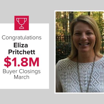 Eliza was a top Buyer's agent for March 2021.