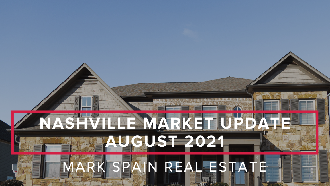 Nashville Market Update – August 2021