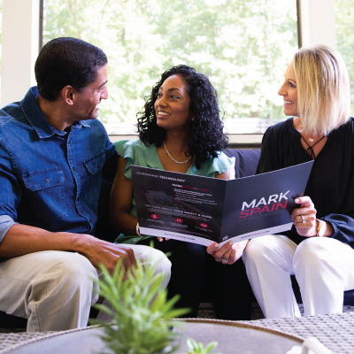 Mark Spain Real Estate Meeting with Agent