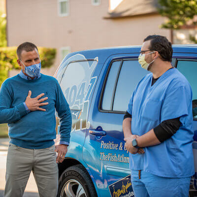 Mark Spain Real Estate pays for local family's mortgage