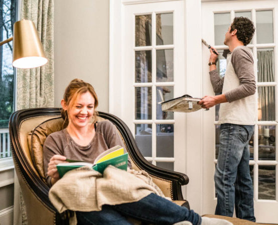 You can improve your home this winter by simply painting